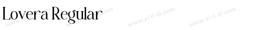 Lovera Regular字体转换